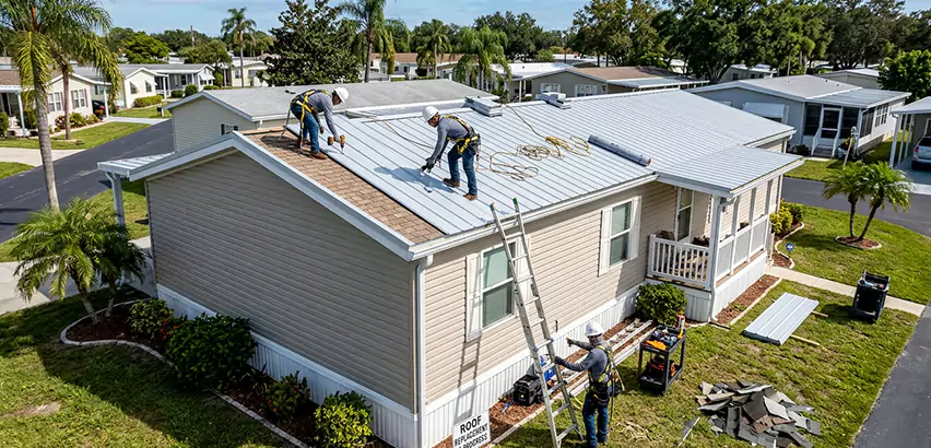 Mobile Home Metal Roof Replacement in Saint Charles