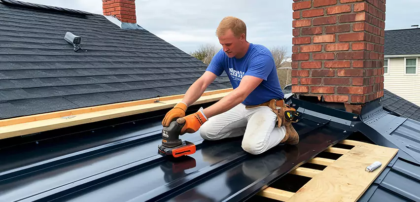 Metal Roof Leak Repair in Saint Charles